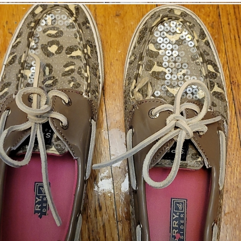 Sperry Top Sider Sequin Shoes Size 7M